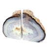 Natural Agate Geode Bookend Pair - 1 to 3 lb